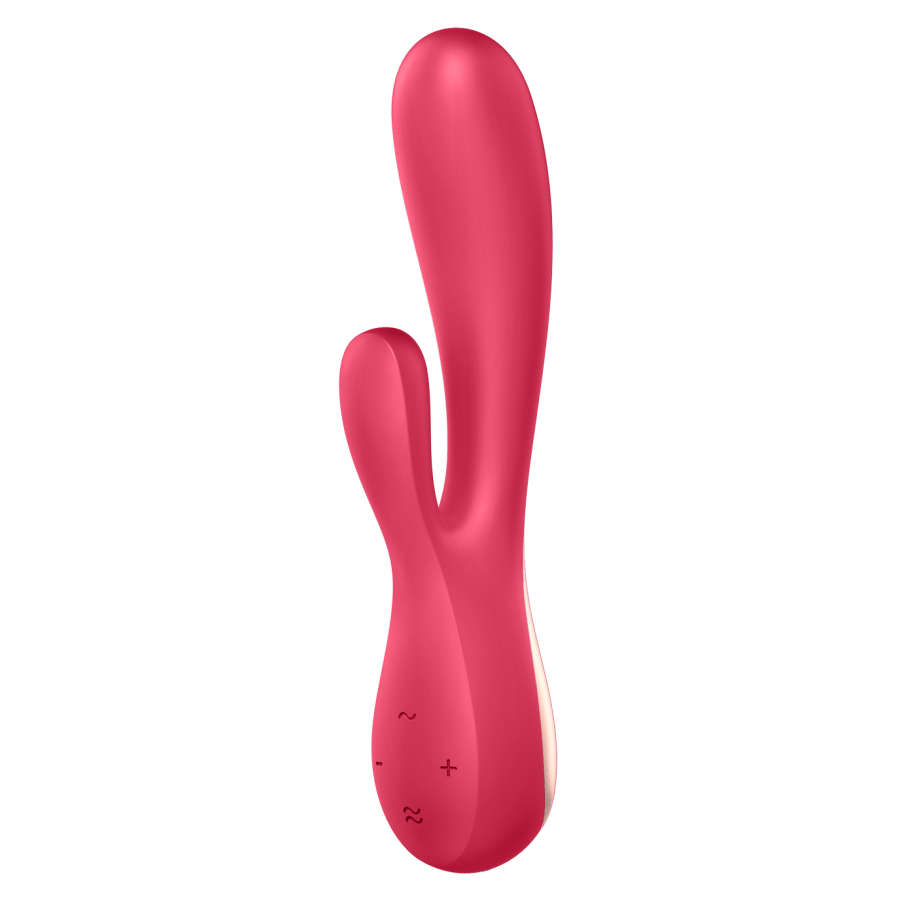 Mono Flex Double Stimulator Vibrator - Satisfyer Vibrators Satisfyer Red