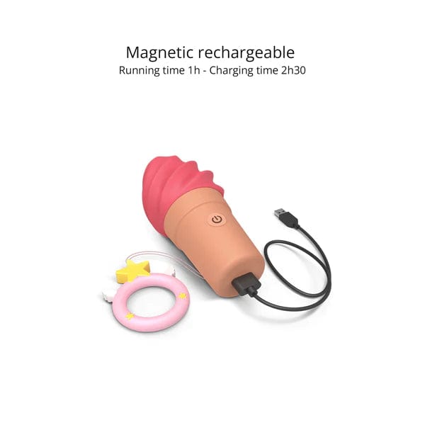 CLITORAL STIMULATOR - CAND'ICE - RASPBERRY JOLLY - LOVE to LOVE Vibrators LOVE TO LOVE