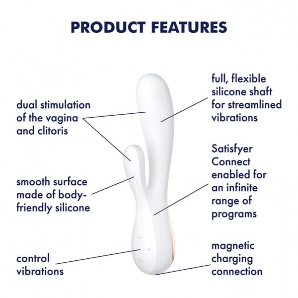 Mono Flex Double Stimulator Vibrator - Satisfyer Vibrators Satisfyer
