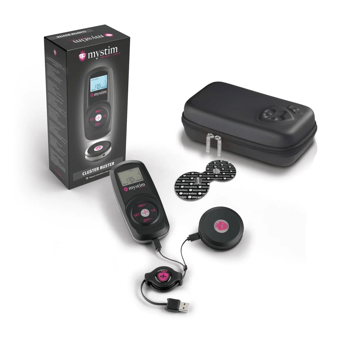 Mystim Cluster Buster, wireless eStim device starterkit Other Mystim