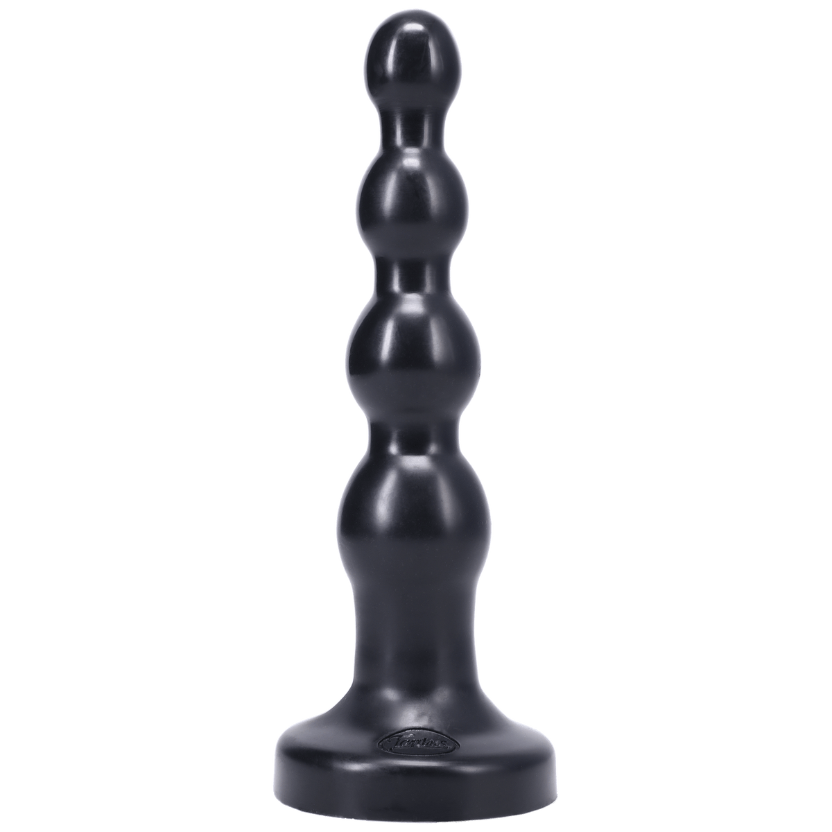 Tantus - Silicone Large Ripple Butt Plug - Black Anal Toys Tantus Black