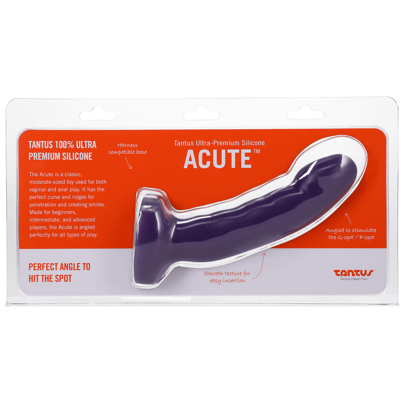 Acute Amethyst - Medium Dildo - Tantus Anals Toys Tantus