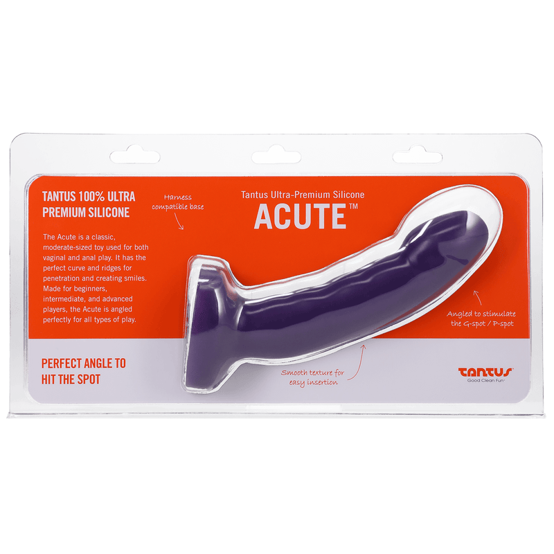 Acute Lavender Medium Dildo - Tantus Anals Toys Tantus