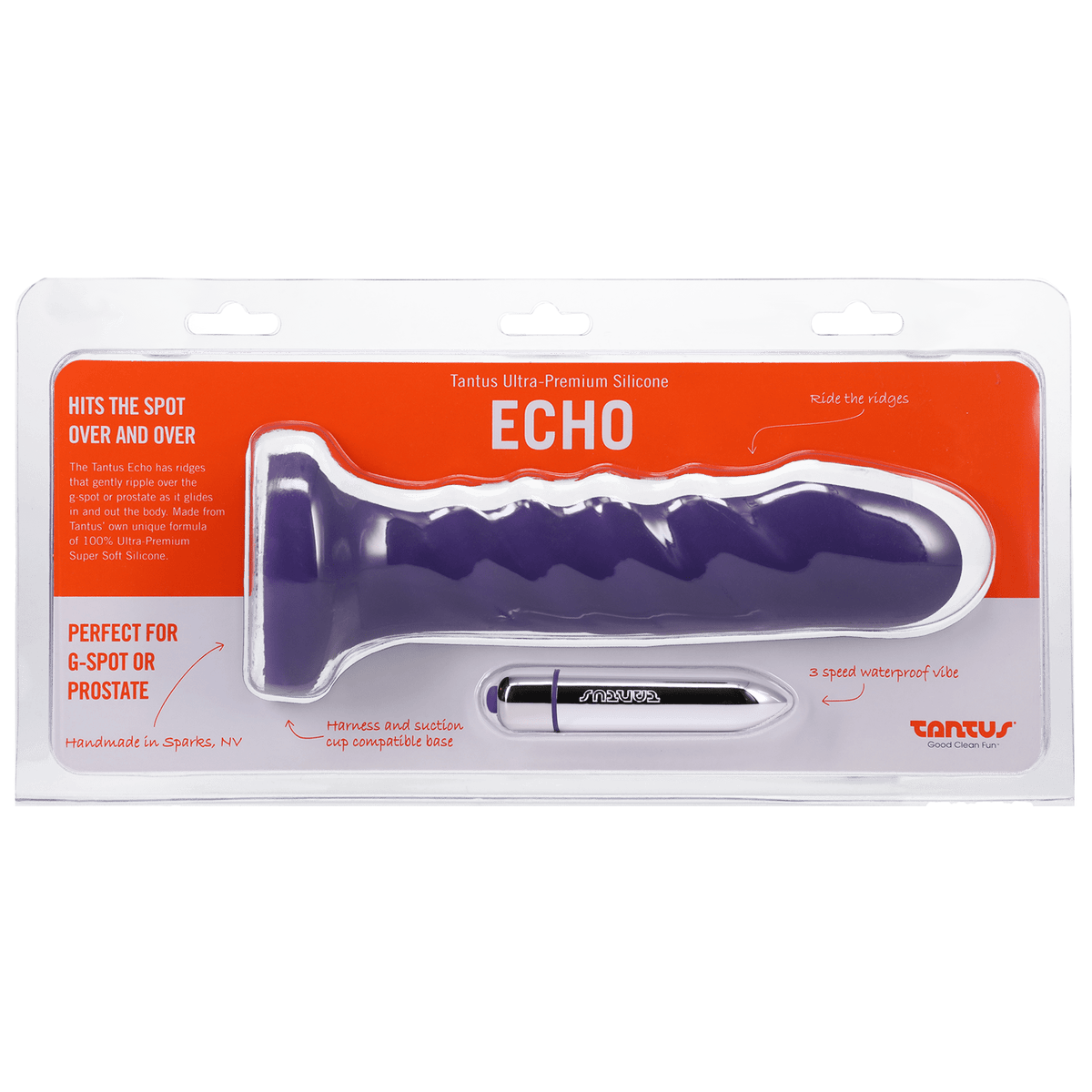Echo Silicone Vibrator Dildo - Tantus Dongs & Dildos Tantus