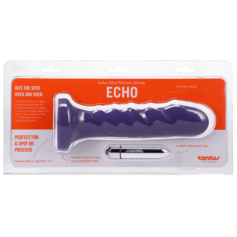 Echo Silicone Vibrator Dildo - Tantus Dongs & Dildos Tantus