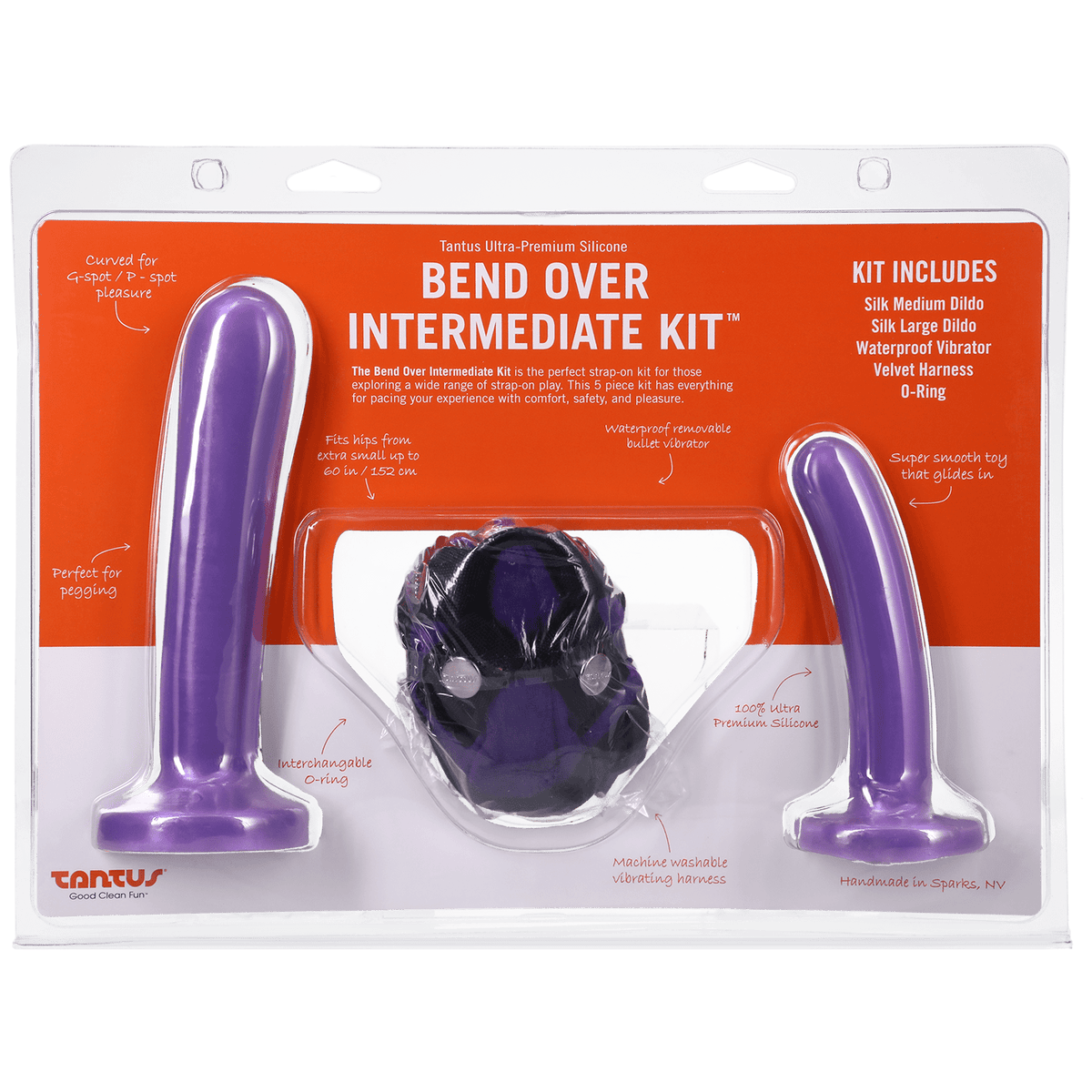 Bend Over Intermediate Harness Kit Lavender Medium Anals Toys Tantus