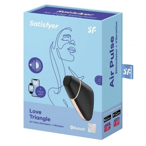 Remote Control Vibrator - Love Triangle - Connect App & Blue Tooth Vibrators Satisfyer