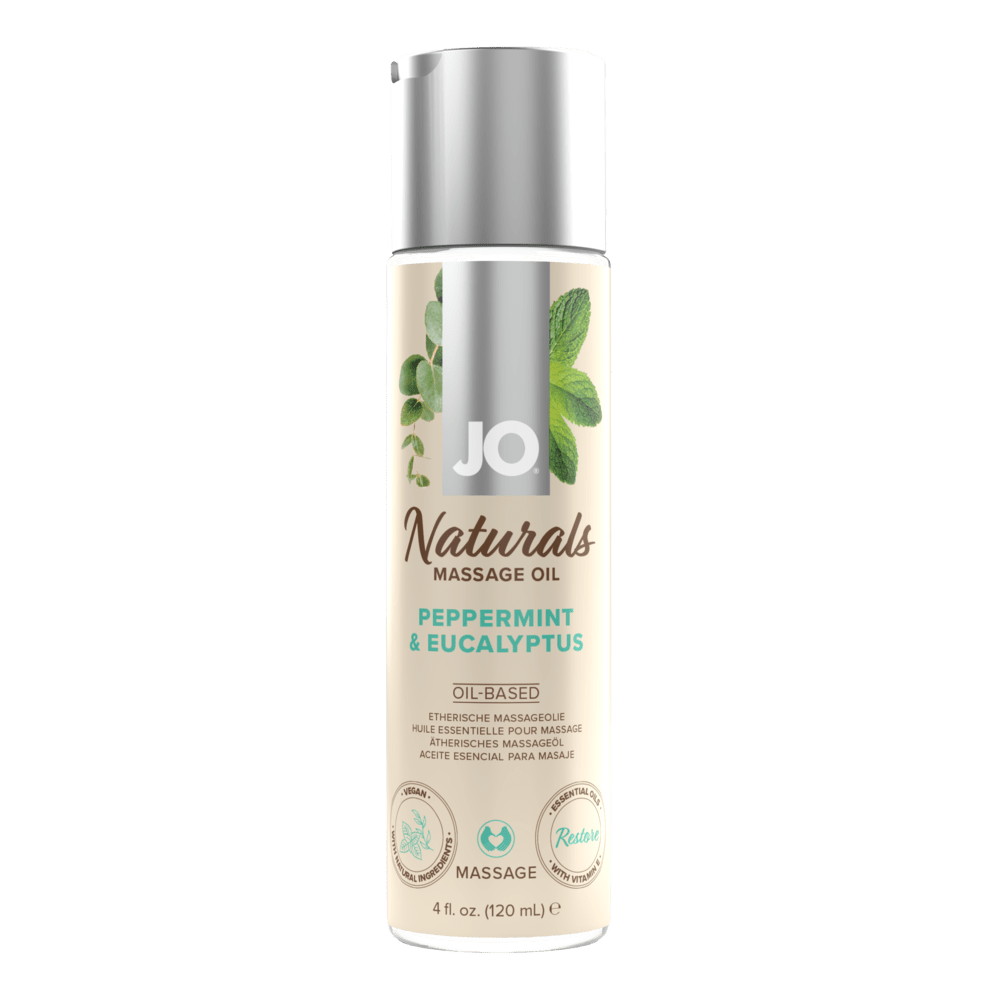 JO Naturals - Peppermint & Eucalyptus - Massage 4 floz / 120 mL Other JO Lubricants