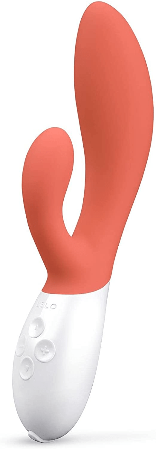LELO INA 3 Rabbit Vibrator - Coral Vibrators Lelo