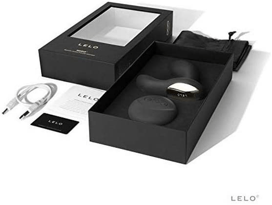 LELO Hugo Remote Controlled Prostate Vibrator - Black For Him Lelo