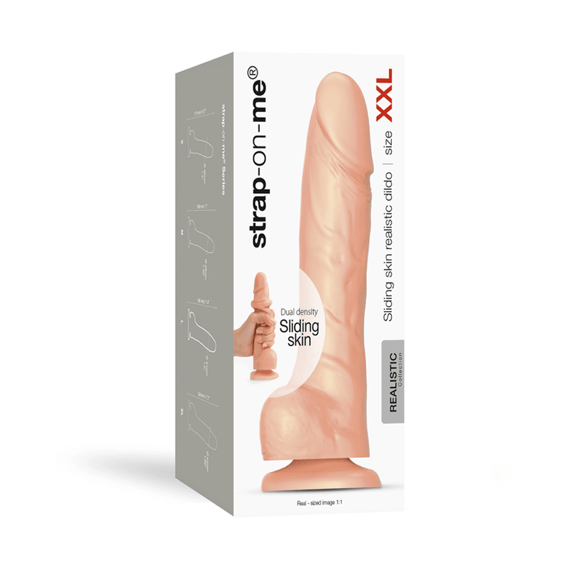SLIDING SKIN REALISTIC DILDO VANILLA XXL Dongs & Dildos STRAP-ON-ME