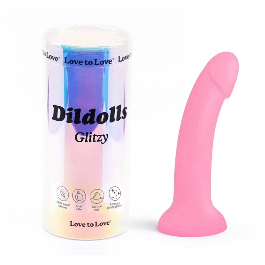 Glitzy Glitter Silicone Dildo | Love to Love Dongs & Dildos LOVE TO LOVE
