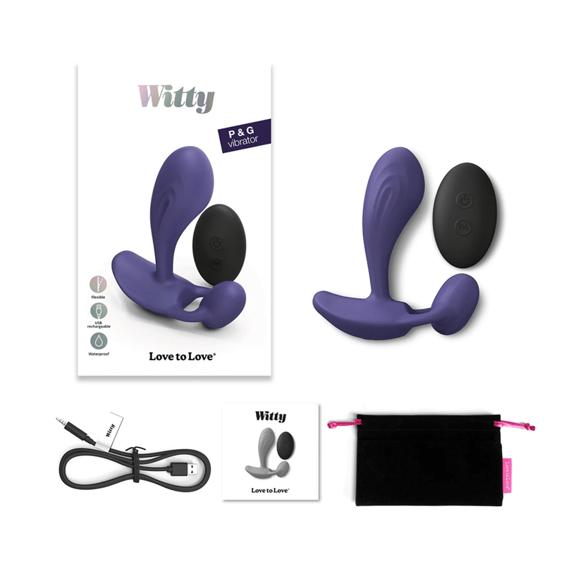 WITTY - Remote Control Vibrator - Love To Love Vibrators LOVE TO LOVE