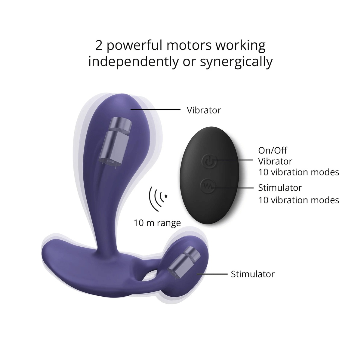WITTY - Remote Control Vibrator - Love To Love Vibrators LOVE TO LOVE