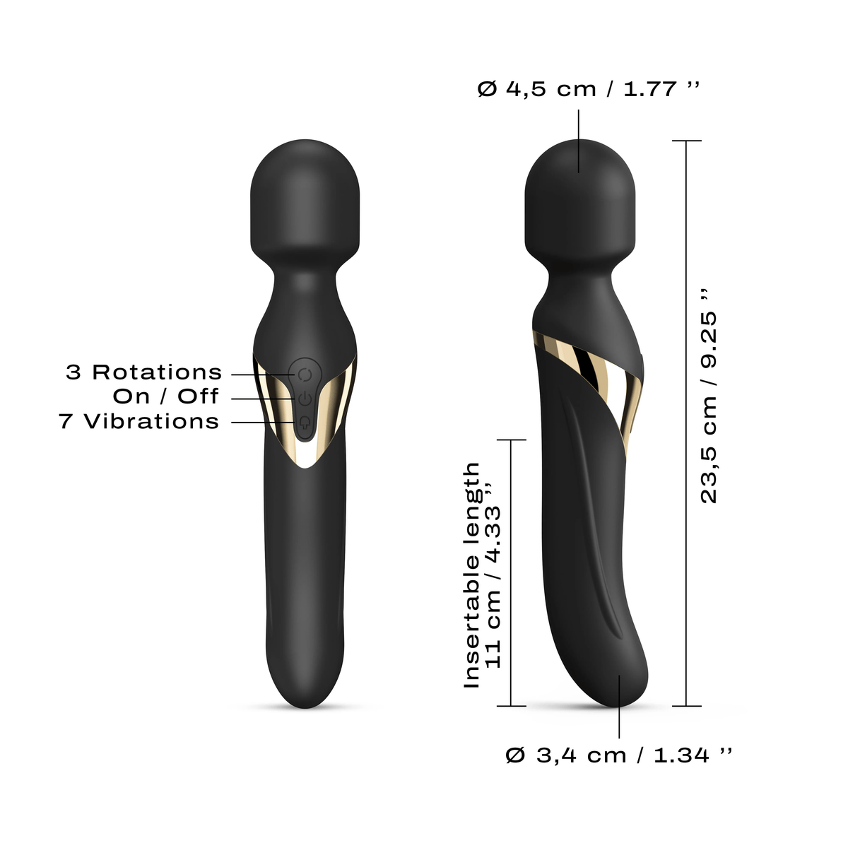 Dual Orgasms Gold - Clitoral Stimulator - Dorcel Vibrators Dorcel