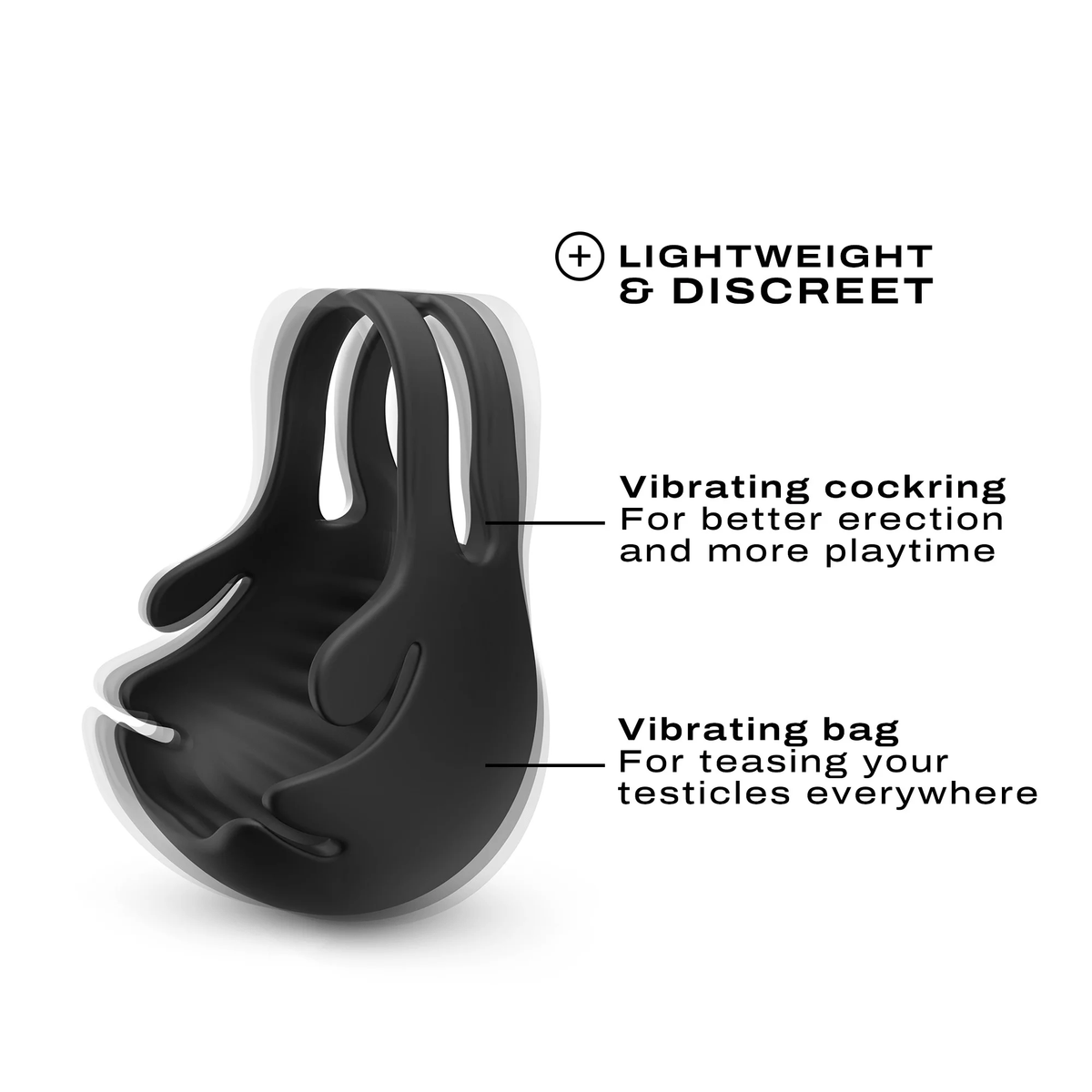 FUN BAG - Balls Vibration Penis Ring For Him Dorcel