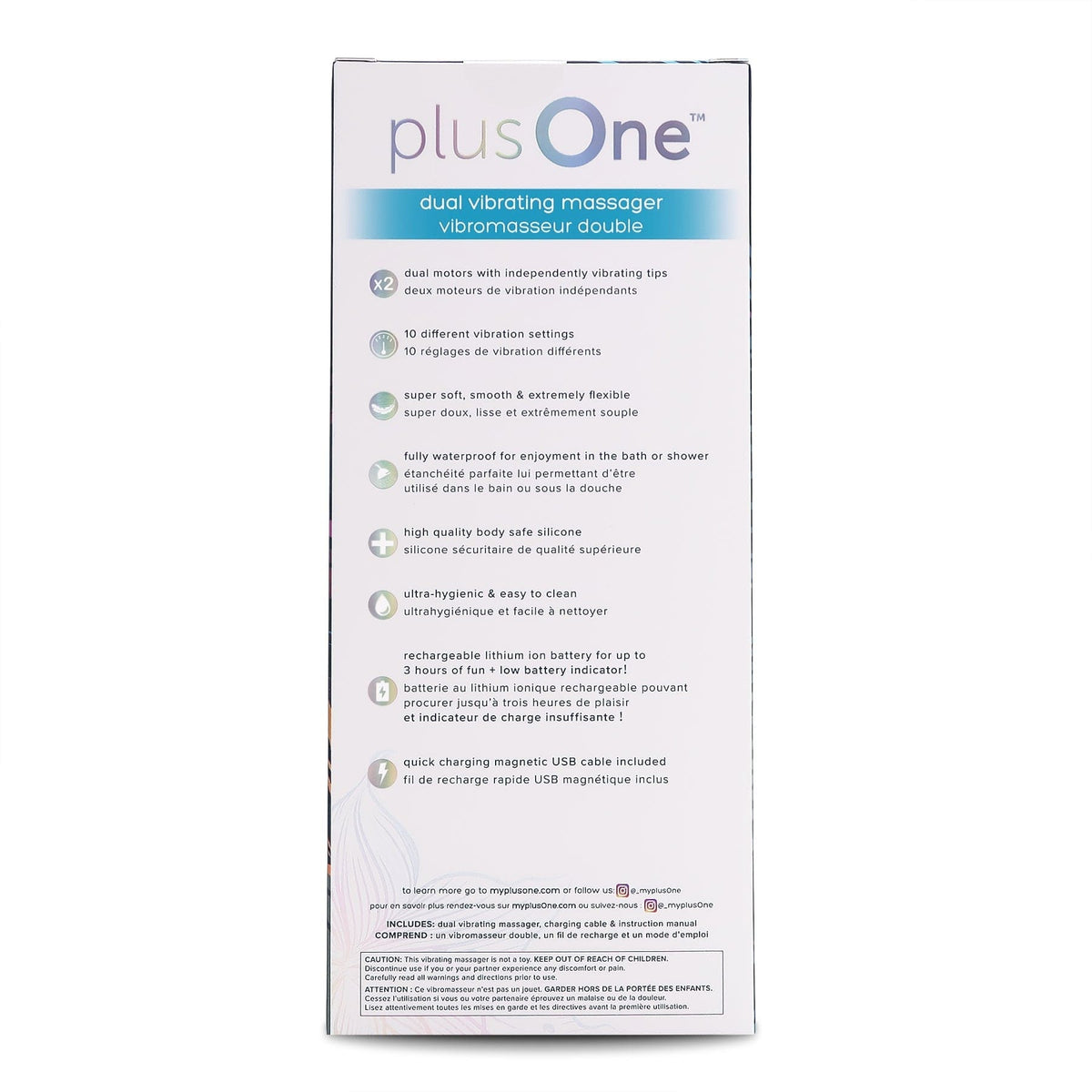 Dual Vibrating Massager - plusOne Vibrators plusOne