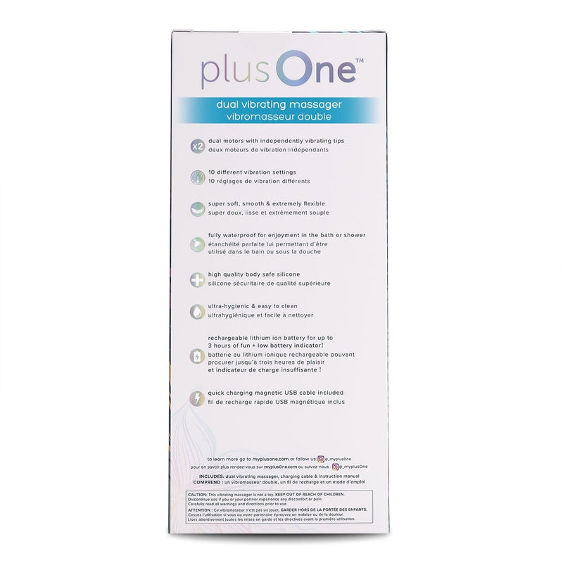 Dual Vibrating Massager - plusOne Vibrators plusOne