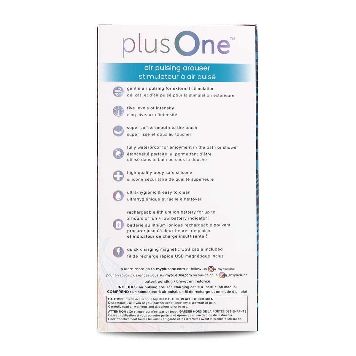 Air Pulsing Arouser Vibrator - PlusOne Vibrators plusOne