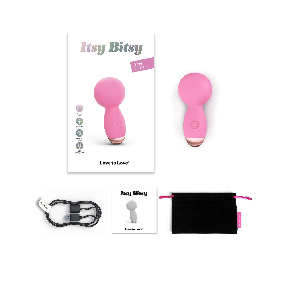 ITSY BITSY - PINK PASSION - Love to Love Vibrators LOVE TO LOVE