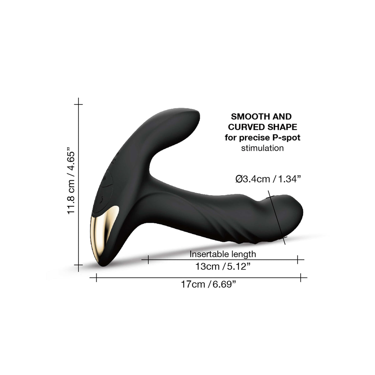 Multi P-Joy Prostatic Vibrator - Dorcel For Him Dorcel