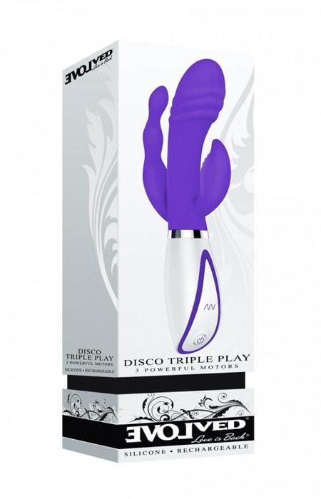 Disco Triple Play Vibrator - Evolved Vibrators Evolved