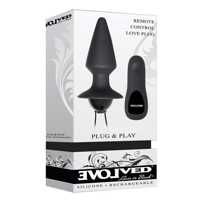 Butt Plug Vibrator With Remote Control - Evolved Anal Toys Evolved