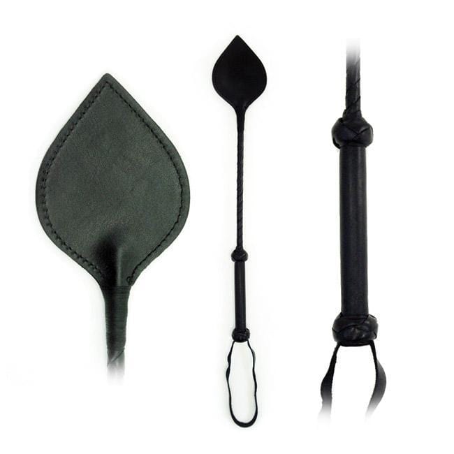 Fetissimo Riding Crop Spade Leather 18in Other Fetissimo