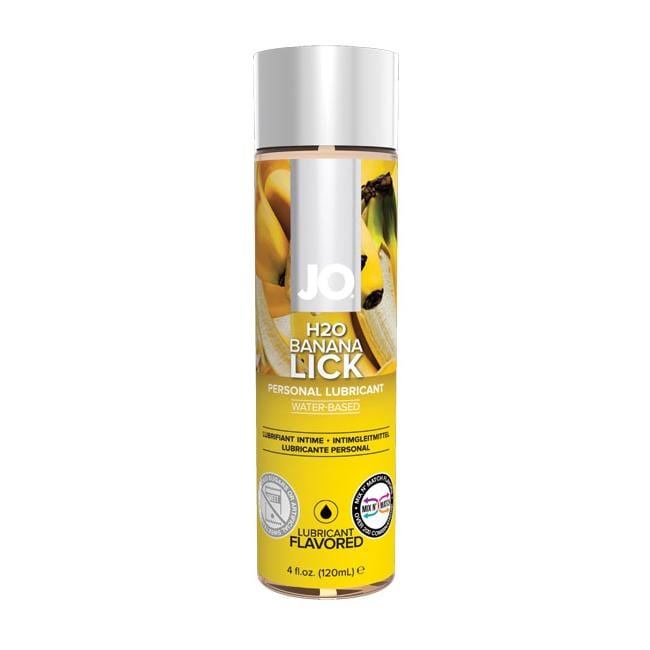 JO H2O Flavoured Lubricant Banana 4oz Lubes JO Lubricants 4oz