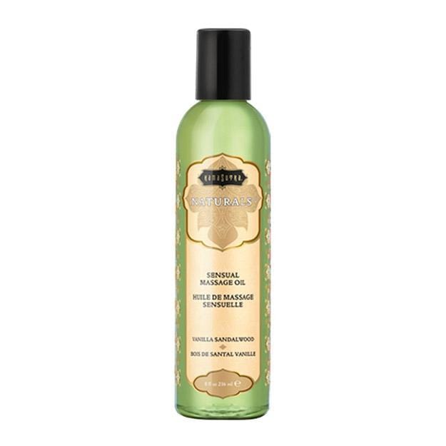 Naturals Massage Oil Vanilla Sandalwood (8oz) Lubes Kama Sutra