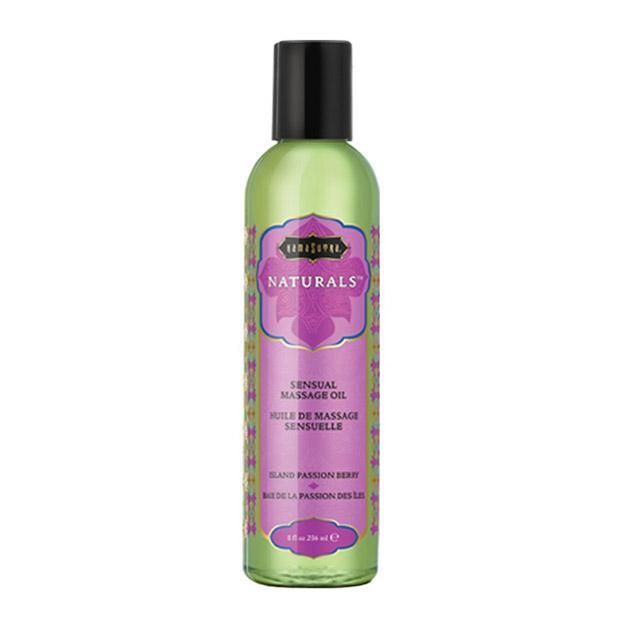 Naturals Massage Oil Island Passion Berry (8oz) Lubes Kama Sutra