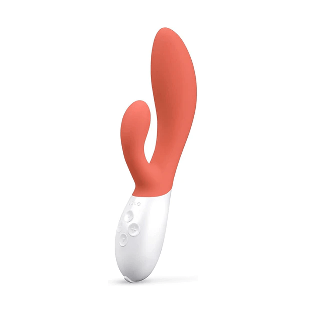 LELO INA 3 Rabbit Vibrator - Coral Vibrators Lelo