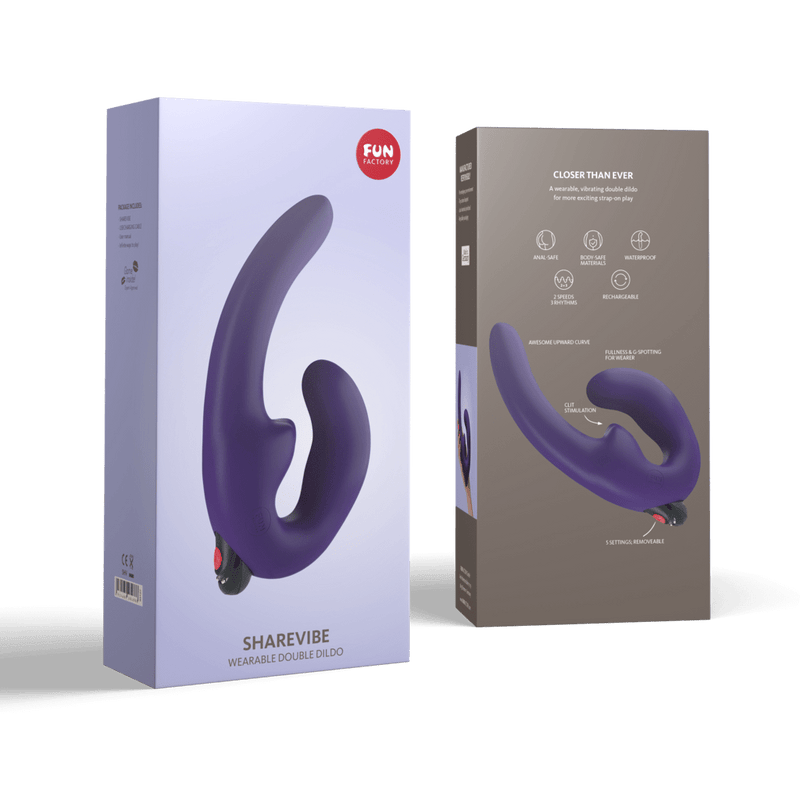 SHAREVIBE - Vibrating Double Dildo - Fun Factory Vibrators Fun Factory
