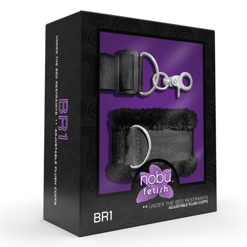 BR1 UNDER THE BED RESTRAI - BLACK BDSM NOBÜ