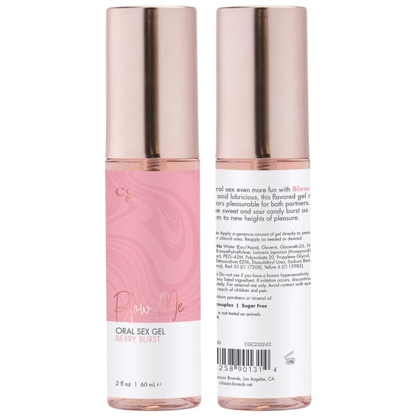 BLOW ME Oral Sex Gel - Berry Burst 2oz | 60 mL Lubes CG