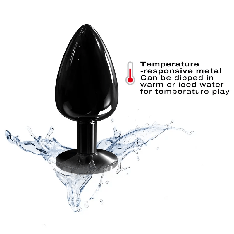 DIAMOND PLUG BLACK L For Him Dorcel