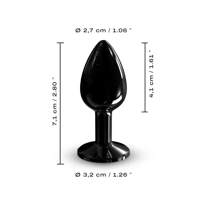 DIAMOND PLUG BLACK S Anal Toys Dorcel