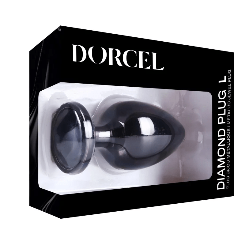 DIAMOND PLUG BLACK L For Him Dorcel