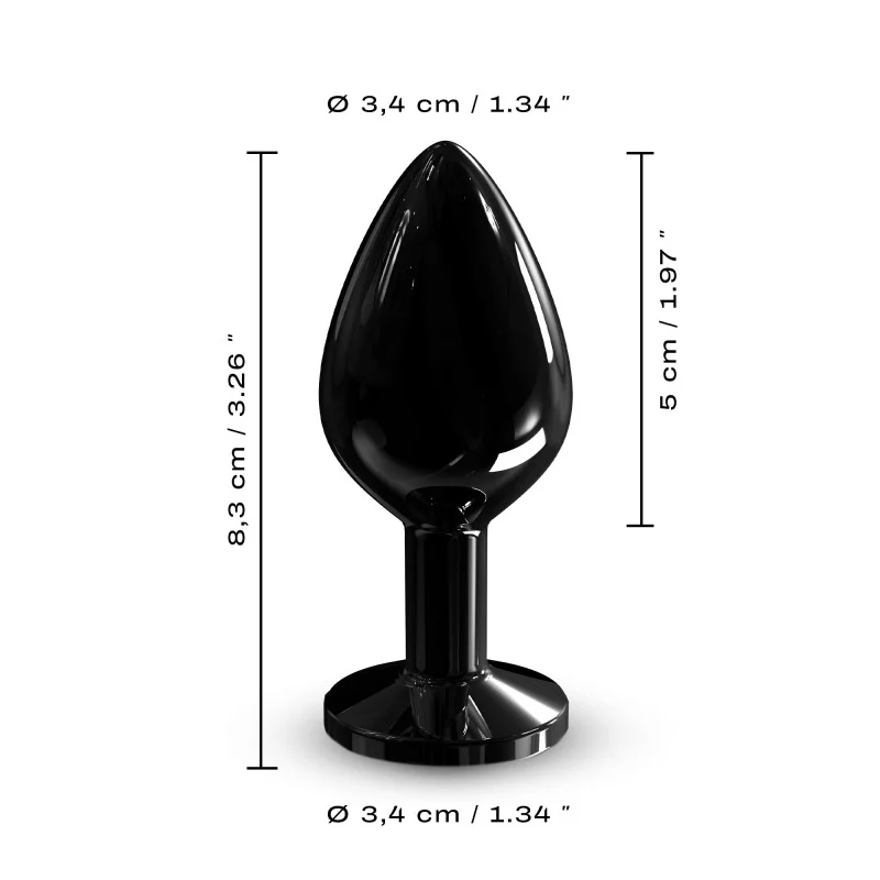 DIAMOND PLUG BLACK M Anal Toys Dorcel