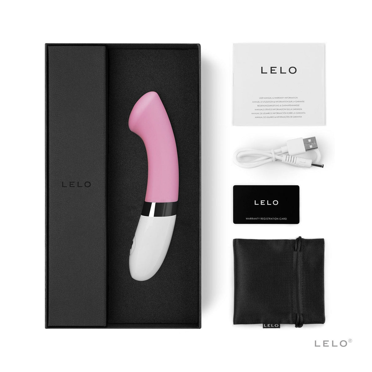 LELO GIGI 2 Waterproof G-Spot Vibrator - Pink Vibrators Lelo