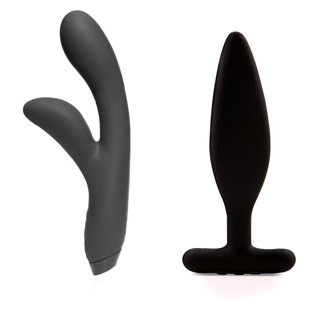 Hera Flex Black + Egon Vibrating Butt Plug Vibrators Je Joue