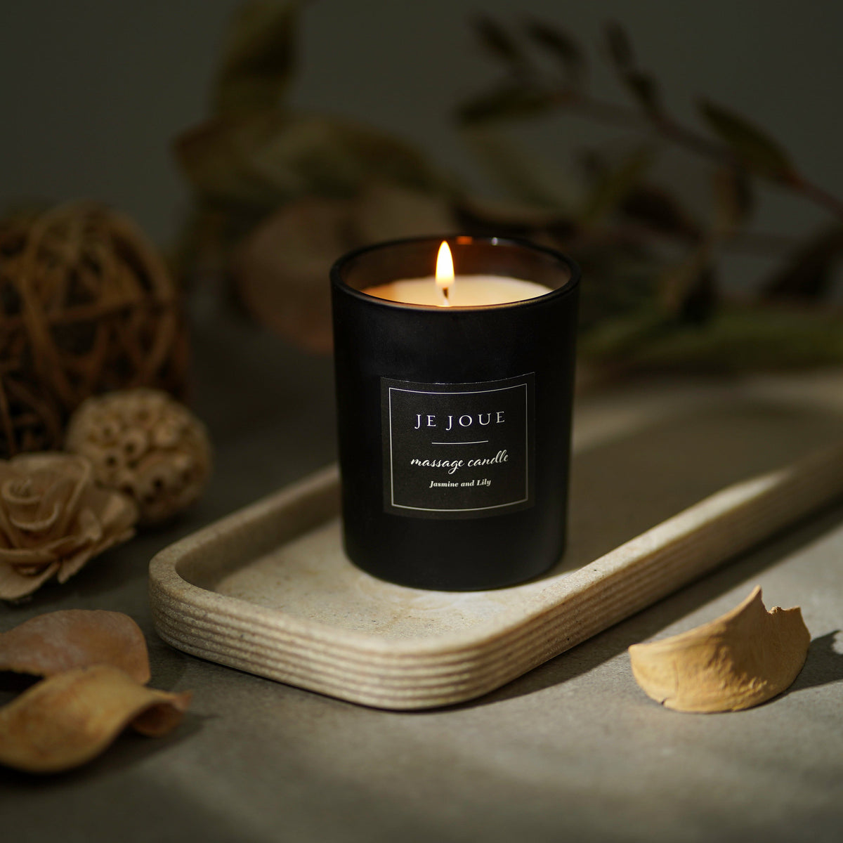 Luxury Massage Candle - Jasmine & Lily Lubes Je Joue