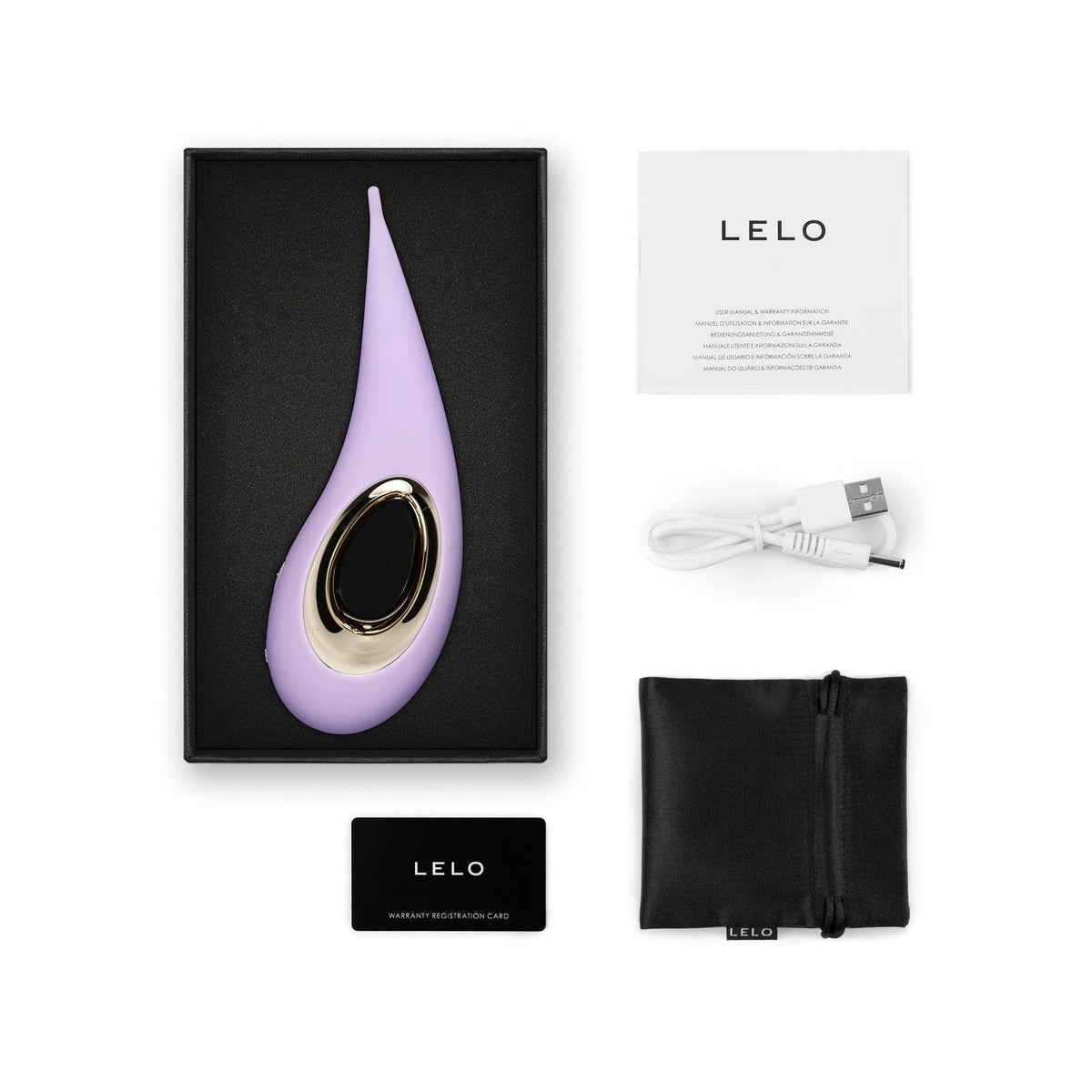 LELO Dot Clitoral Pinpoint Vibrator - Lilac Vibrators Lelo