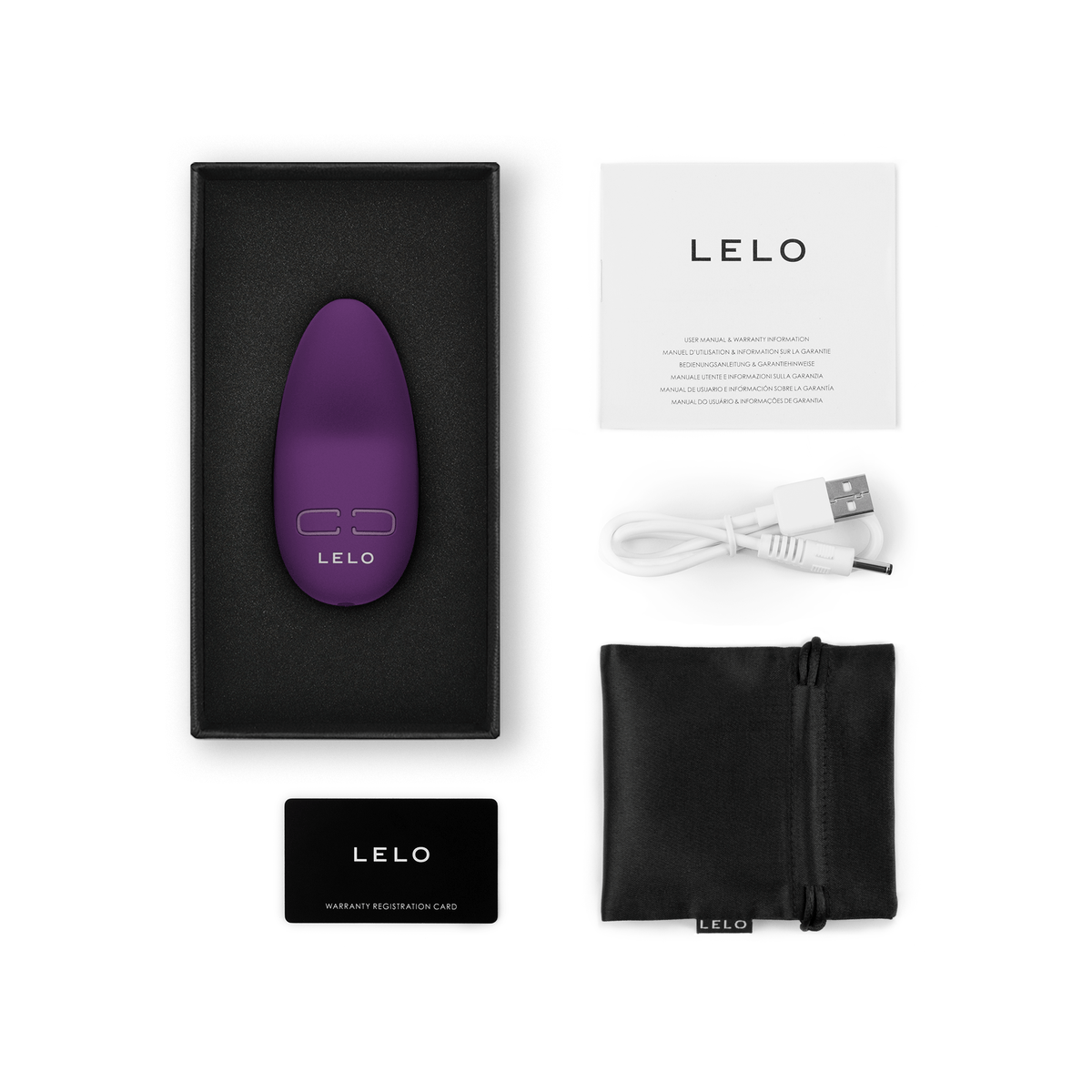 LELO LILY 3 Dark Plum Silent Mini Vibrator Vibrators Lelo