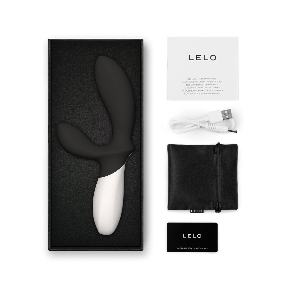 LELO LOKI Wave 2 Vibrating Prostate Massager - Black Anal Toys Lelo