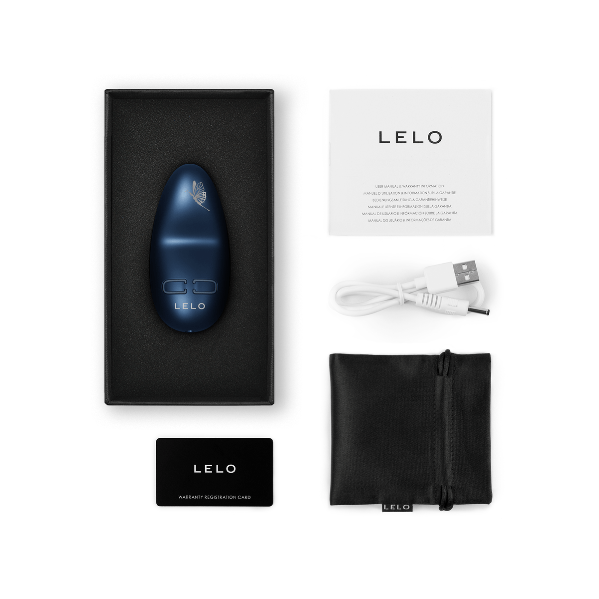 LELO NEA 3 Female Massager for Clitoris - Alien Blue Vibrators Lelo