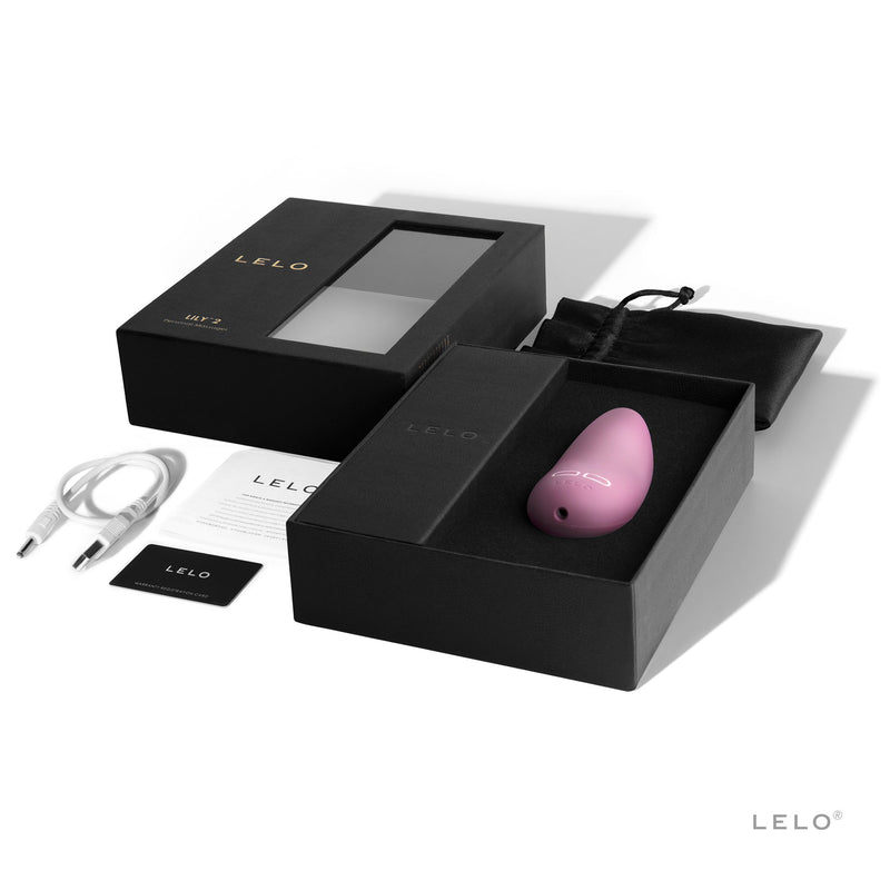 LELO Lily 2  Handheld Small Vibrator with Delicate Scent - Pink (Rose & Wisteria) Vibrators Lelo