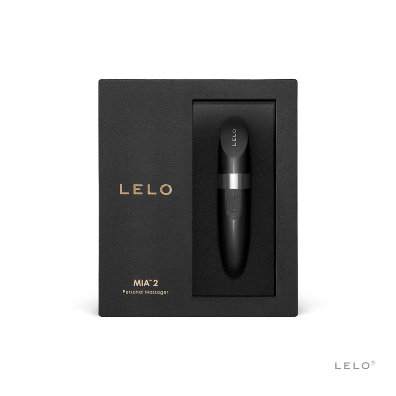 LELO Mia 2 Luxury Lipstick-Style Vibrator - Black Vibrators Lelo