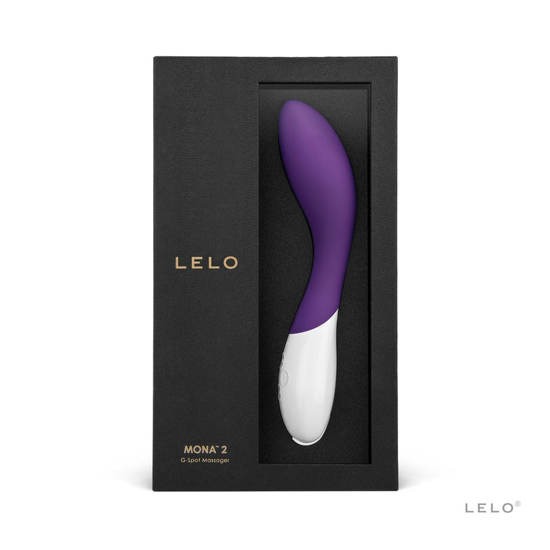 LELO MONA 2 Curved G-Spot Wand - Purple Vibrators Lelo