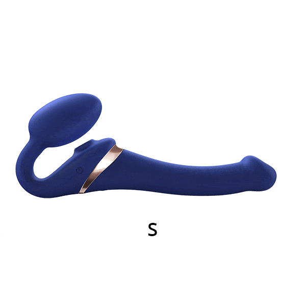 MULTI ORGASM BENDABLE STRAP-ON - M - NIGHT BLUE Strap-Ons & Harnesses STRAP-ON-ME